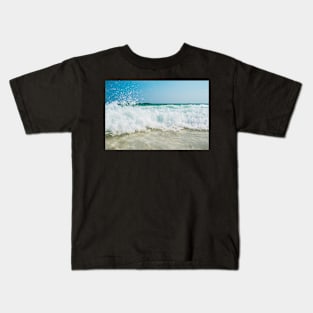 Ocean Waves on the Beach Kids T-Shirt